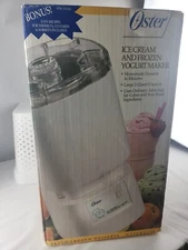 Vintage 1993 Oster Designer Ice Cream Frozen Yogurt Maker Model # 4746 USA Rare