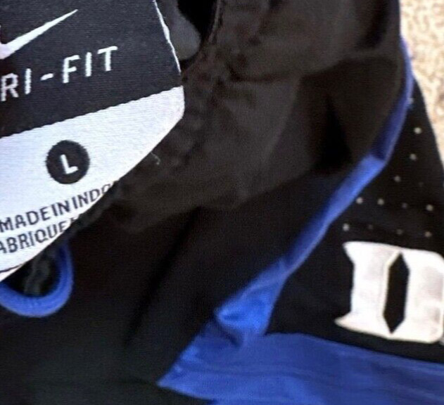 Duke Blue Devils NCAA Nike Elite Dri-Fit Black Blue Men's L 🏀 Shorts Lot of 2