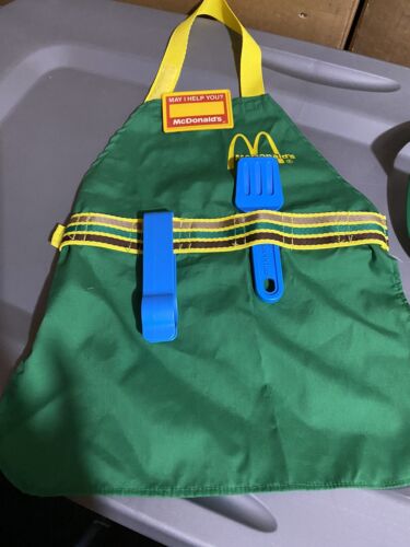 Uniforme vintage Fisher Price divertente con cibo McDonald's Crew completa - Foto 2 di 11