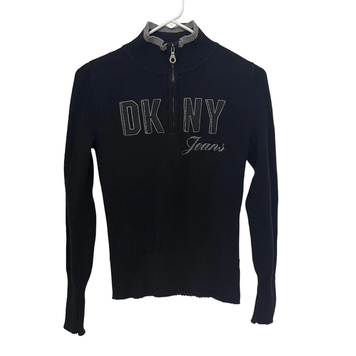 dkny jeans zip up sweater