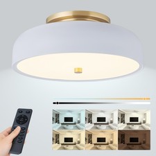 2700-6500K Dimmable LED Ceiling Light,Modern Flush Mount with Remote Control