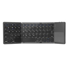 Mini Folding Wireless Bluetooth Keyboard With Touchpad for Laptop Tablet Phone