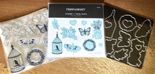 CTMH Z3764 THIN CUTS  D1955 FLORALS  FLUTTERS  Butterflies, Flowers, Bird