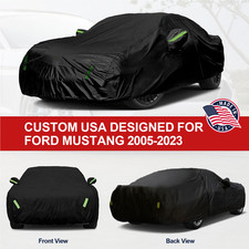 Full Car Cover Waterproof All Weather For Ford Mustang Car Cover Rain Protection