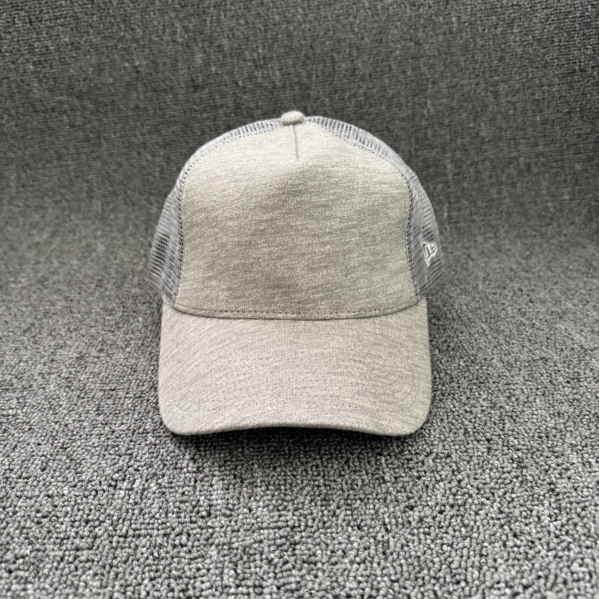 New Era Gray Mesh Trucker Snapback Hat