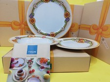 THUN COUNTRY GIRASOLE 3 PIATTI  UN CAFFÈ AL VOLO PORCELLANA PIATTO 