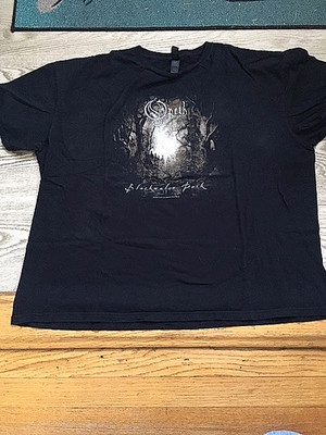 Opeth Blackwater Park Shirt Mens 2XL Black Graphic Crew Neck Cotton