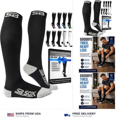 SB SOX Compression Socks for Men & Women (20-30mmHg)   Best Compression Socks...