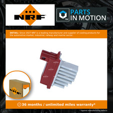 Heater / Blower Resistor fits AUDI A4 B5 94 to 01 Regulator Rheostat NRF Quality