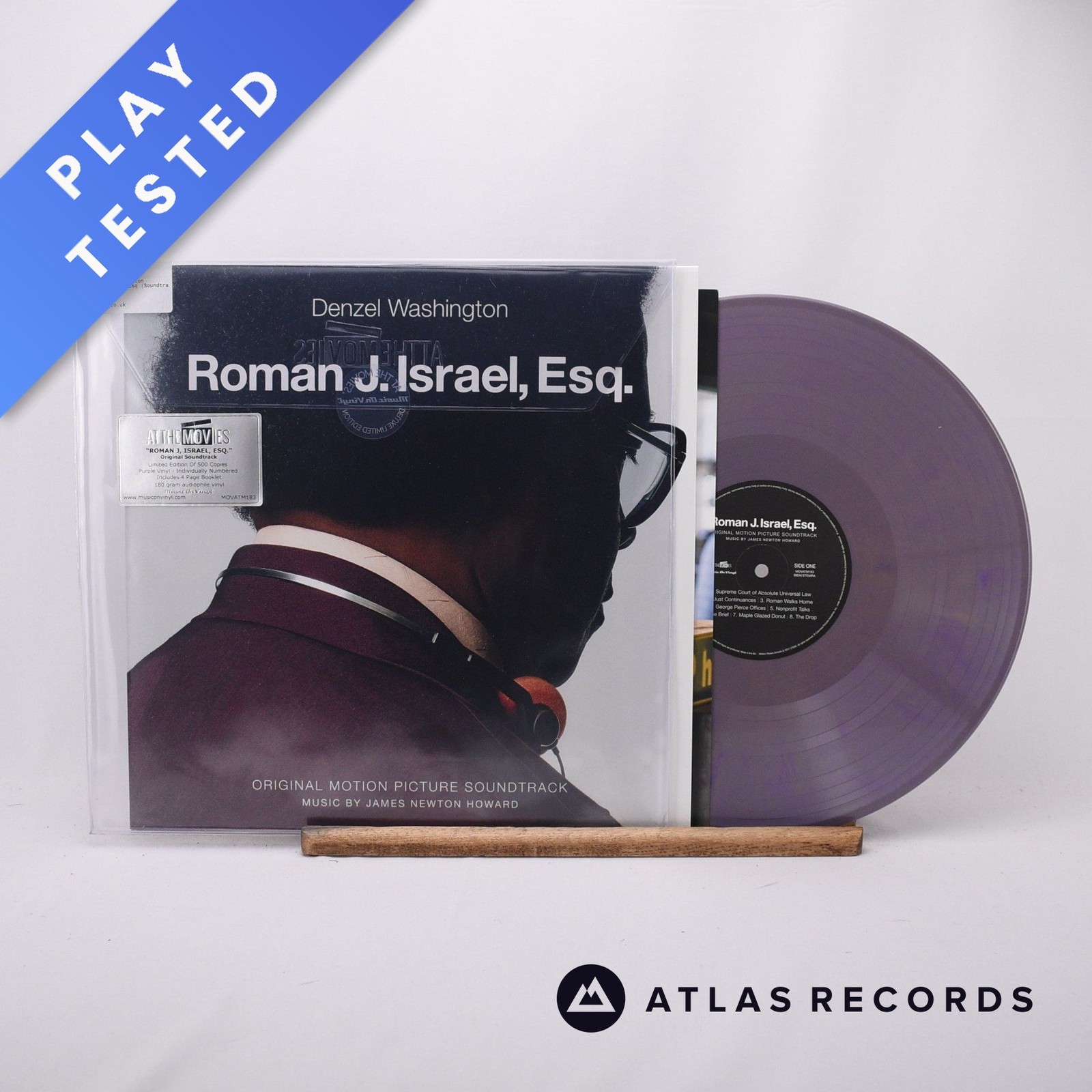 James Newton Howard Roman J. Israel, Esq. LP Album Vinyl Record - NM/NM