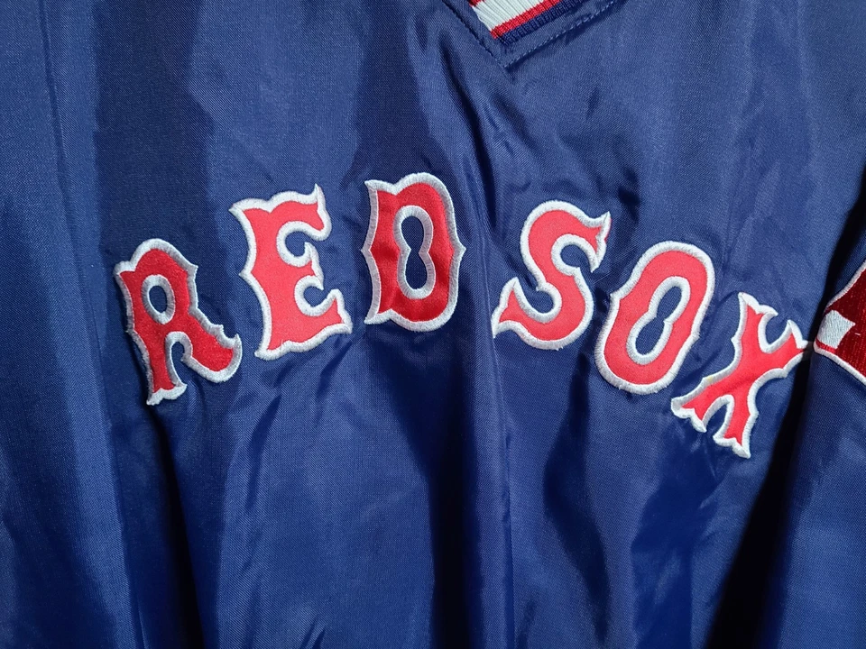 Chaqueta Pullover Vintage Años 90 Starter Satén MLB Boston Red Sox Foto 4 de 4