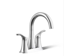 Kohler Simplice Bathroom Sink Faucet 27388-4-CP Two Handle Polished Chrome