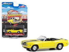Greenlight 37280B 1/64 1969 Chevrolet Camaro SS Convertible Yellow