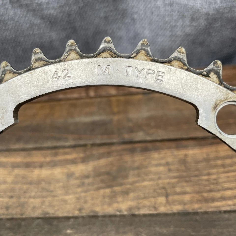 Plato de bicicleta Sugino Japón 42T M Tipo 144 BCD 5 pernos Japón pista de carretera Foto 2 de 4