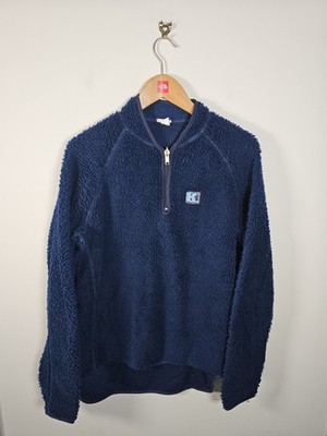 Vintage Helly Hansen Deep Pile Fleece Mens Large-XL 1/4 Zip Jacket 70's/80's