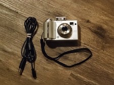 Fujifilm Digital Camera FinePix E500 4.1MP Silver w/ Transfer Cable, Card TESTED