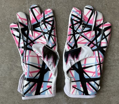 Jester Cross Eyes Football Soccer Gloves - Tacky Grip Skin Tight Adult XL