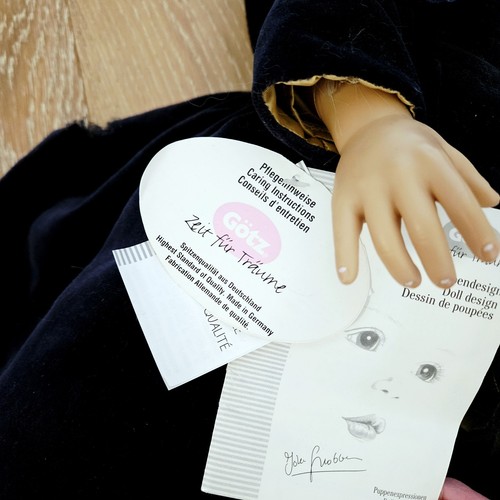 Gotz Vinyl Doll Stephanie 22" By Joke Grobben 2000 LE /750 - Picture 7 of 11