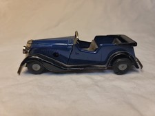 Triang Minic Clockwork Post-War 17M Vauxhall Tourer Tin Plate Model