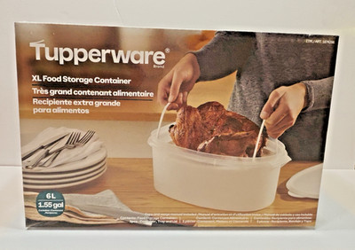 Tupperware XL Food Storage Container/Brining  1.55 Gallon / 6L  NEW/SEALED
