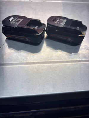 #ad #ad RIDGID 18V 2Ah Maximum output Lithium Ion Battery Black Pack of 2 R840020 $65.00