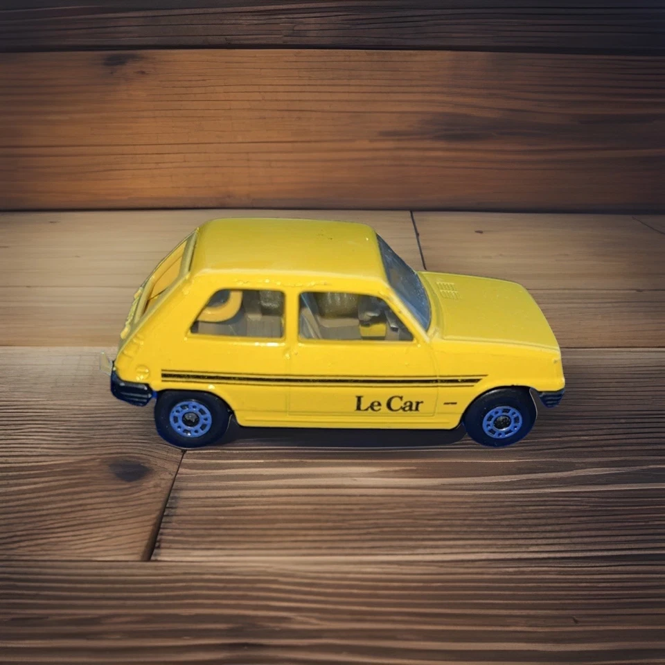 1978 Matchbox Superfast Renault 5 TL No 21 LE CAR VTG Lesney England 5TL Yellow - Image 3 of 4