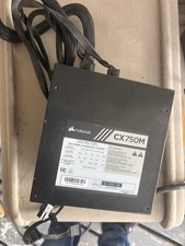 Corsair CX750M ATX Modular Power Supply 750W SATA PCIe CPU Black