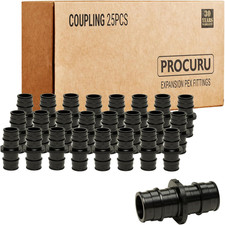 25-Pack 1/2-Inch Coupling Expansion PEX-A F1960 Plumbing Fitting
