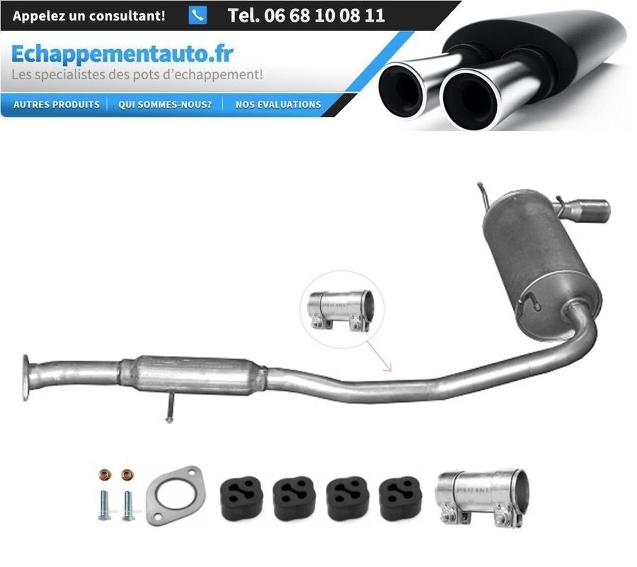 Ligne complète d'échappement Mazda MX-5 de qualité supérieure avec marquage E