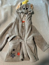Toddler unisex Dumbo bathrobe by Disney size 2T