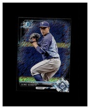 2017 Bowman Chrome Mini Prospects Black Shimmer Refractor Jaime Schultz /100