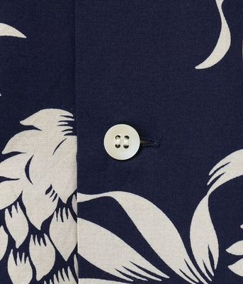 SUN SURF DK37811 DUKE KAHANAMOKU COTTON HAWAIIAN SHIRT PINEAPPLE
