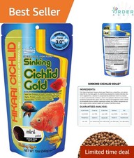 12-Ounce Sinking Fish Pellets for All Life Stages Nutritional Diet