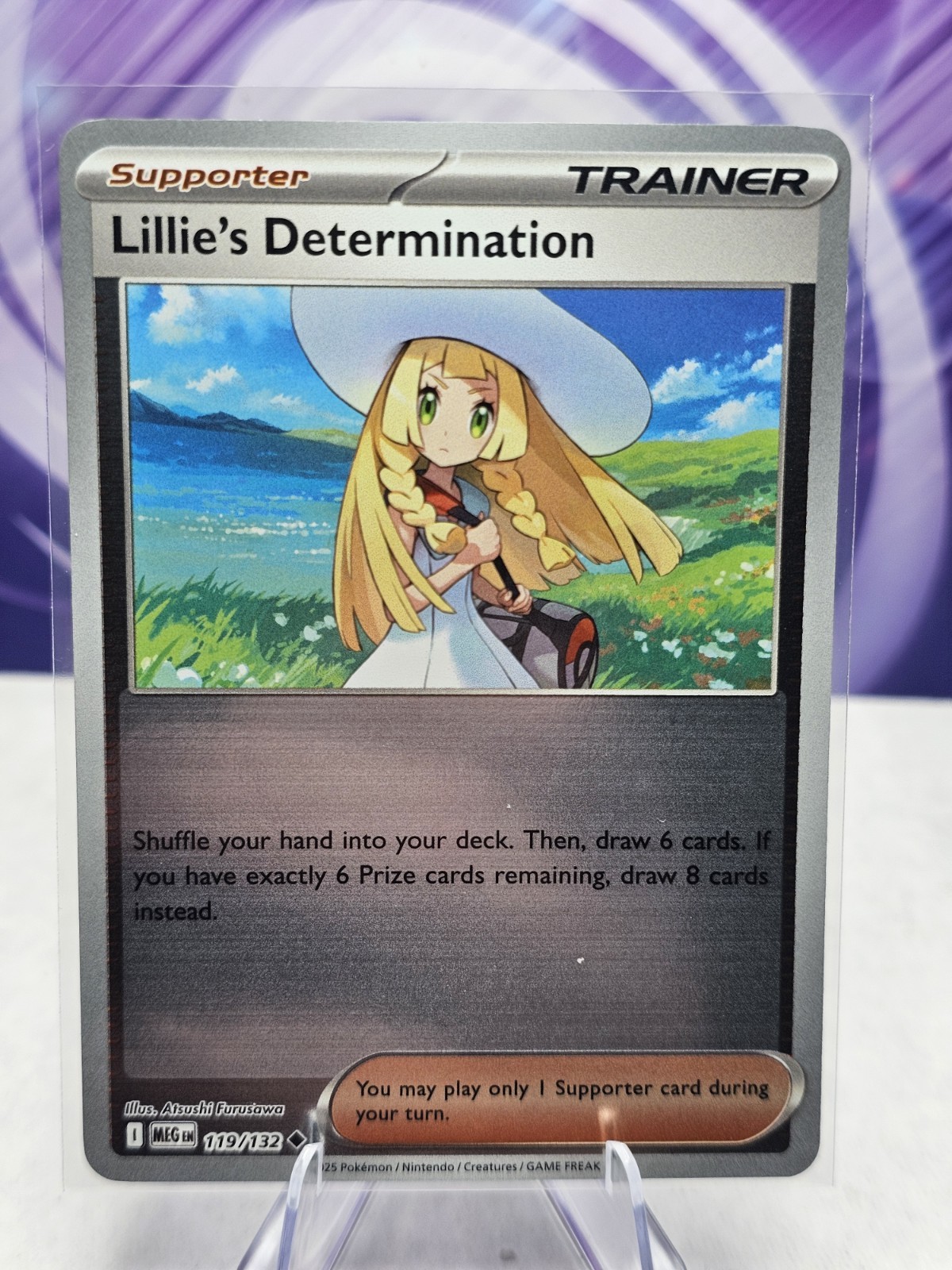 Lillie's Determination 2025 Mega Evolution #119/132 Reverse Holo