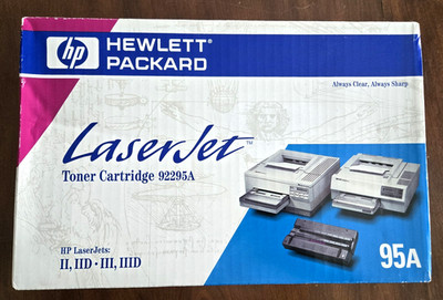 Hewlett Packard HP Laserjet Toner For II, IID, III, IIID. Ink 95A, 92295A Black