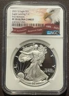 2021-S $1 SILVER AMERICAN EAGLE NGC PF70 First Releases : 08163