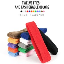 New Yoga Exercise Sweatband Absorbent Headband Quick-Drying Fitness HeadbandAcc