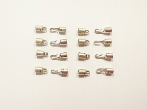 Vintage Sterling Silver Hook & Eye Clasps - Lot of 8 Pairs