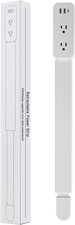 Outlet Extender Stick - Features USB-A, USB-C and 2 AC Outlets, Extends 22"-34",