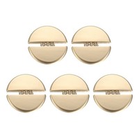5StüCk MetallknöPfe 20Mm Mattgold FüR NäHen Basteln
