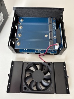 OWC Express 4M2 Thunderbolt 3 NVMe SSD RAID Gehäuse 4-Bay 40Gbps Mac Video