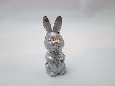 Dollhouse Miniature Unfinished Metal Bunny Rabbit #4