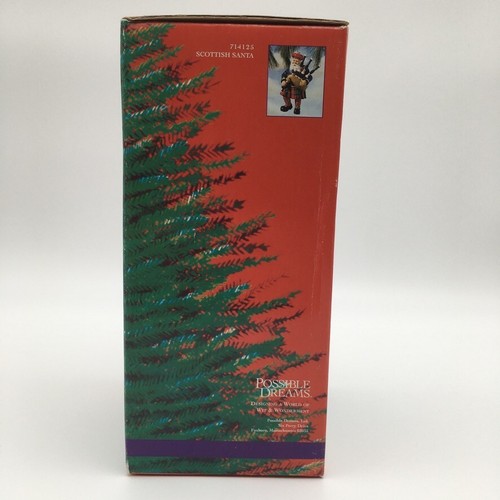Clothtique Schottischer Weihnachtsmann mit Dudelsack Weihnachtsschmuck Possible Dreams 2000 - Bild 9 von 13