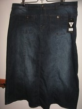 NEW Be-Girl Long Jean Denim Skirt Plus Size 3XL XXX Extra Large