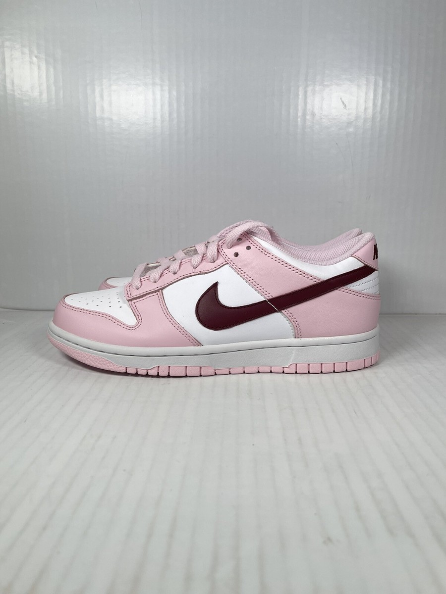 Nike Dunk Low Pink Foam Red White GS Sz 5.5Y/7W CW1590-601 IN HAND