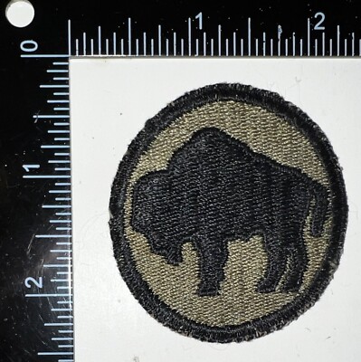 WWII US Army 92nd Buffalo Infantry Division Patch | eBay