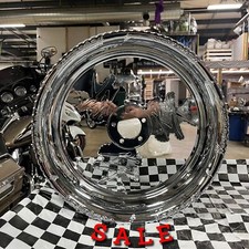 CLEARANCE STOCK SIZE CHROME KANJI REAR WHEEL 99-24 SUZUKI HAYABUSA
