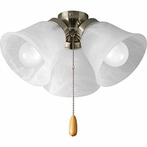 Progress Lighting P2642-09WB Fan Light Kit, Brushed Nickel - Picture 1 of 1