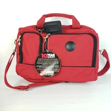 Ricardo Beverly Hills Luggage Tote Carry On Red S New Old Stock 