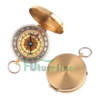 Mini Portable Pocket Solid Brass Watch Style Luminous Compass For Camping Hiking on sale Mini Portable Pocket Solid Brass Watch Style Luminous Compass For Camping Hiking on sale